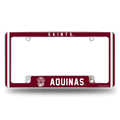 Aquinas (MI) Saints 12" x 6" Chrome Automotive License Plate Frame Aquinas (MI) Saints 12" x 6" Chrome Automotive License Plate Frame