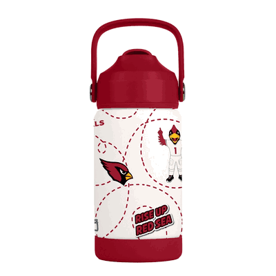 Arizona Cardinals Kids 12oz Stainless Steel Mascot Bottle