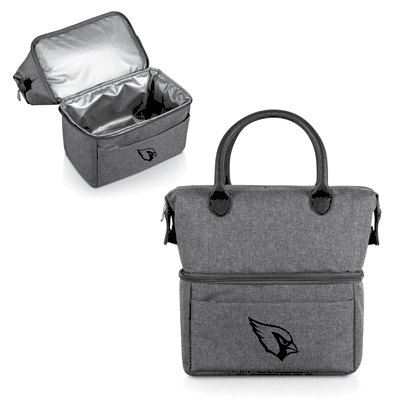 Arizona Cardinals Urban Lunch Bag - Gray with Black Accents
