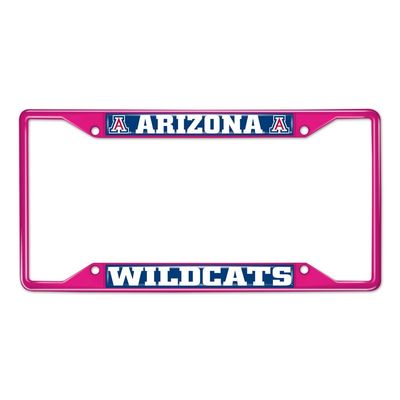 Arizona Pink Metal License Plate Frame