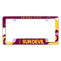 Arizona State Sun Devils ASU Wave Chrome Auto License Plate Frame