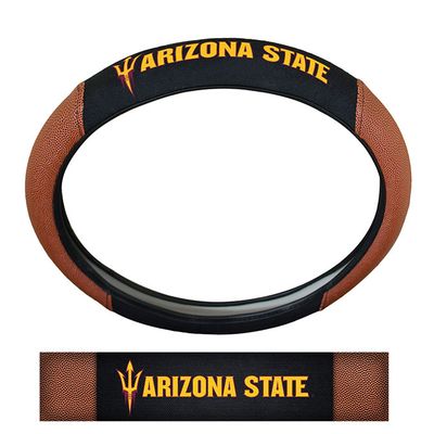 Arizona State Sun Devils Steering Wheel Cover - Premium Pigskin