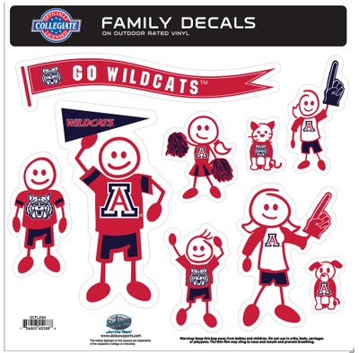 Arizona Wildcats Family Decal Set Large