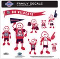 Arizona Wildcats Family Decal Set Large
