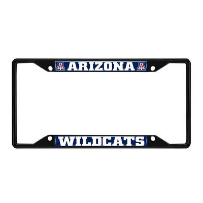 Arizona Wildcats Metal License Plate Frame Black Finish