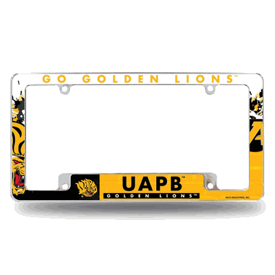 Arkansas-Pine Bluff Golden Lions UAPB Chrome Auto License Plate Frame
