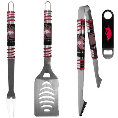 Arkansas Razorbacks 3 pc BBQ Set and Bottle Opener