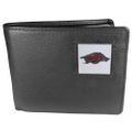 Arkansas Razorbacks Leather Bi-fold Wallet Packaged in Gift Box Arkansas Razorbacks Leather Bi-fold Wallet Packaged in Gift Box