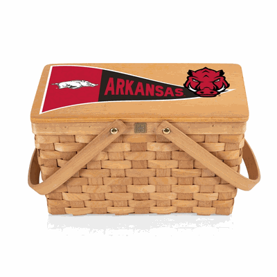 Arkansas Razorbacks - Poppy Personal Picnic Basket