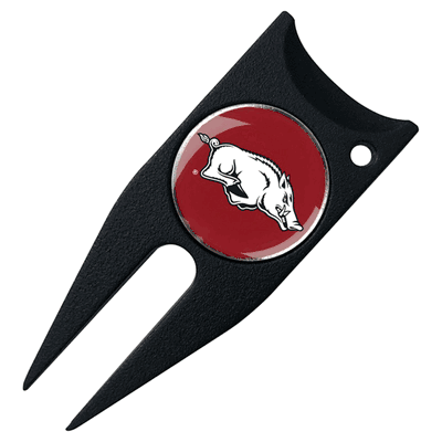Arkansas Razorbacks Stealth Golf Divot Tool - Black