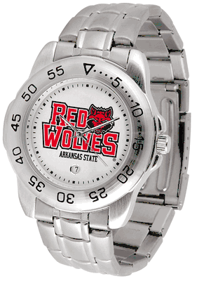 Arkansas State Red Wolves Sport Steel Men's Watch