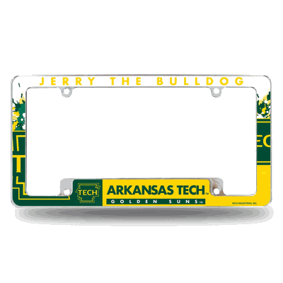 Arkansas Tech Wonder Boys Primary Chrome Auto License Plate Frame