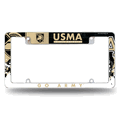 Army West Point Black Knights Primary Chrome Auto License Plate Frame