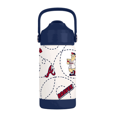 Atlanta Braves Kids 12oz Stainless Steel Mascot Bottle