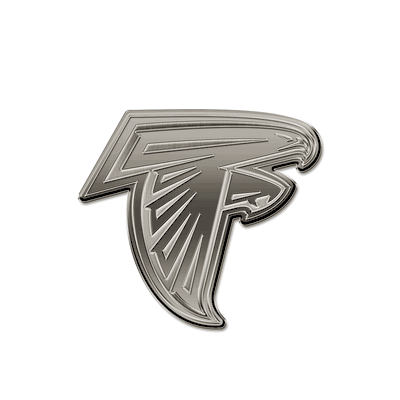 Atlanta Falcons Antique Nickel Auto Emblem