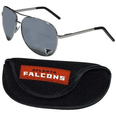 Atlanta Falcons Aviator Sunglasses and Sports Case