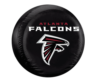 Atlanta Falcons Black Tire Cover - Size Large