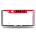 Atlanta Hawks Classic 12" x 6" Chrome Automotive License Plate Frame