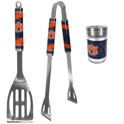 Auburn Tigers 2 Piece BBQ Set with Seasoning Shaker