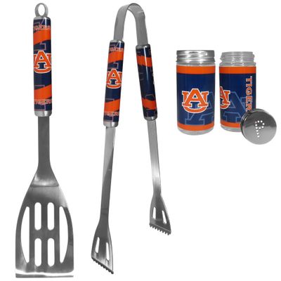 Auburn Tigers 2 Piece Tailgate BBQ Set with Salt and Pepper Shakers