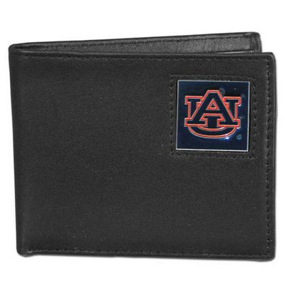 Auburn Tigers Leather Bi-fold Wallet