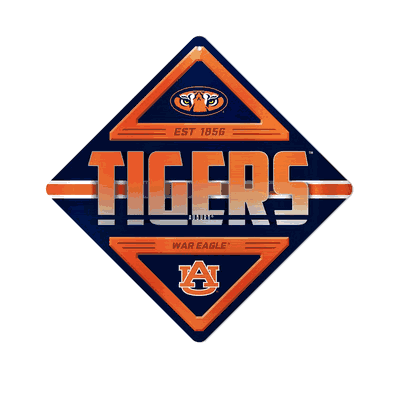 Auburn Tigers Metal Sign - 16.5" x 16.5"