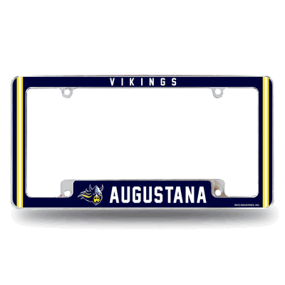 Augustana�(SD) Vikings12"x 6" Chrome Automotive License Plate Frame