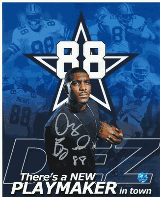 Autographed Dez Bryant Promotional Photo - Dallas Cowboys