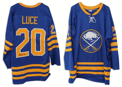 Autographed Don Luce Jersey - Buffalo Sabres