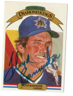 Autographed Floyd Bannister 1982 Card - Seattle Mariners