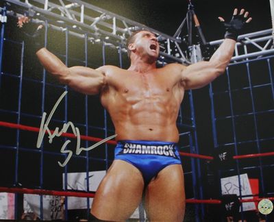 Autographed Ken Shamrock WWE Photo