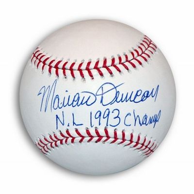 Autographed Mariano Duncan Baseball - Philadelphia Phillies