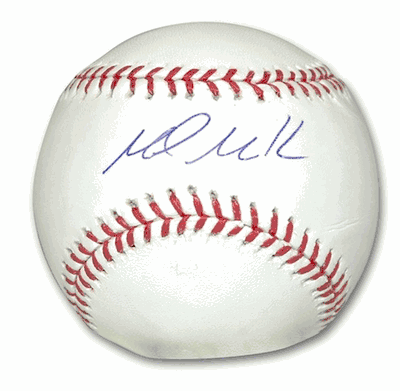 Autographed Mark Mulder Baseball - Oakland Athletics