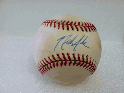 Autographed Nick Johnson Baseball - New York Yankees