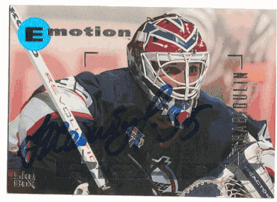 Autographed Nikolai Khabibulin 95/96 Card - Winnipeg Jets