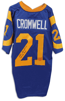 Autographed Nolan Crowell Jersey - Los Angeles Rams