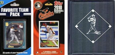 Baltimore Orioles 2010 Topps Team Set Favorite Player Trading Cards