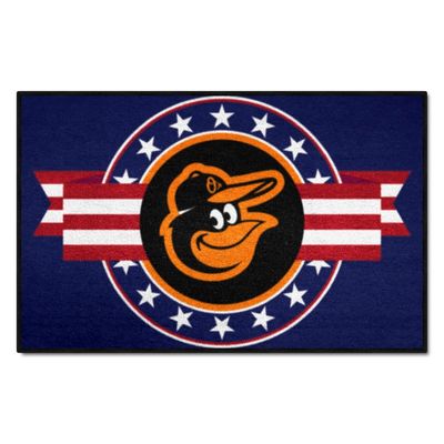 Baltimore Orioles Patriotic Starter Mat Accent Rug