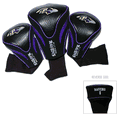 Baltimore Ravens Golf Club 3 Piece Contour Headcover Set