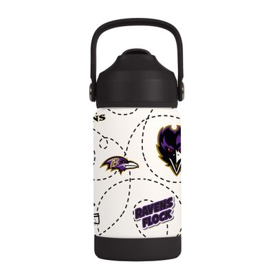Baltimore Ravens Kids 12oz Stainless Steel Mascot Bottle