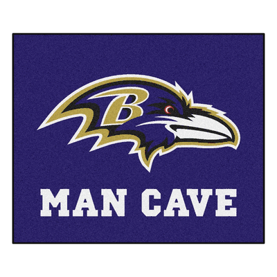 Baltimore Ravens Man Cave Tailgater Rug