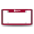 Bates�Bobcats12"x 6" Chrome Automotive License Plate Frame