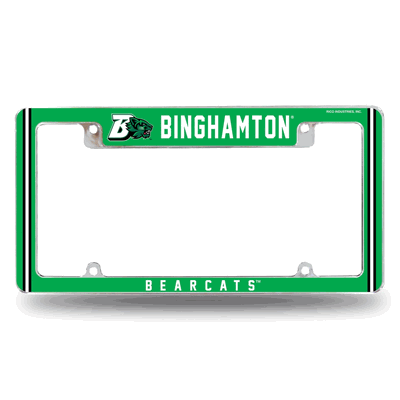 Binghamton�Bearcats12"x 6" Chrome Automotive License Plate Frame