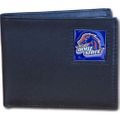 Boise St. Broncos Leather Bi-fold Wallet Packaged in Gift Box Boise St. Broncos Leather Bi-fold Wallet Packaged in Gift Box