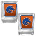 Boise St. Broncos Square Glass Shot Glass Set Boise St. Broncos Square Glass Shot Glass Set