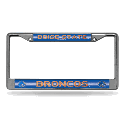 Boise State Bling Chrome Frame