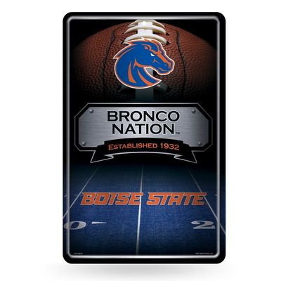 Boise State Broncos 11" x 17" Metal Home Dcor Sign