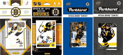 Boston Bruins 5 Different Licensed Trading Card Team Sets
