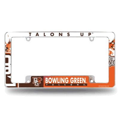 Bowling Green Falcons Standard Chrome Auto License Plate Frame