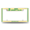 Bronx Community College BCC Broncos Chrome License Plate Frame Bronx Community College BCC Broncos Chrome License Plate Frame